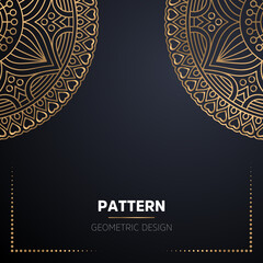 luxury ornamental mandala design background