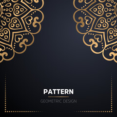 luxury ornamental mandala design background