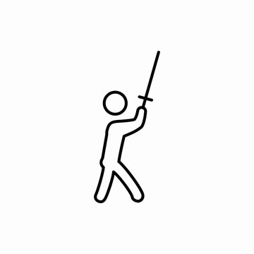 recommend clip art: Outline samurai icon.Samurai vector illustration. Symbol for web and mobile