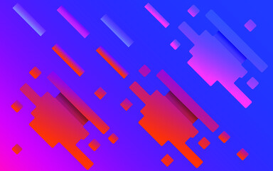 Abstract blue-purple gradient line pattern background
