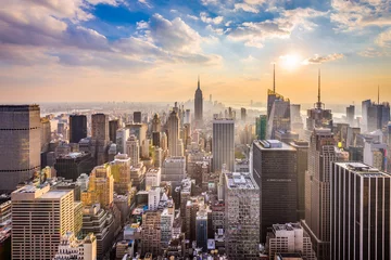 Foto op Canvas Skyline van New York, New York, VS © Elsayed