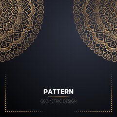 luxury ornamental mandala design background