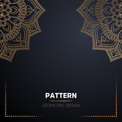 luxury ornamental mandala design background