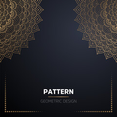 luxury ornamental mandala design background