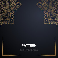 luxury ornamental mandala design background