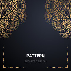 luxury ornamental mandala design background