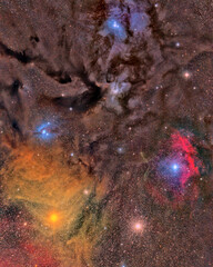 Antares and Rho Ophiuchi Mosaic