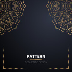 luxury ornamental mandala design background