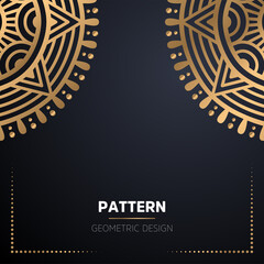 luxury ornamental mandala design background
