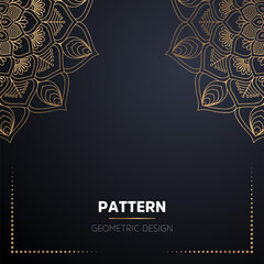 luxury ornamental mandala design background