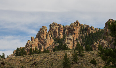 rock formations in wyoming