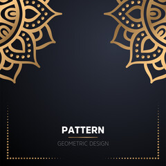 luxury ornamental mandala design background