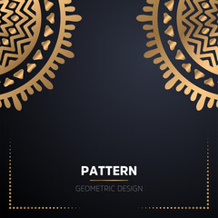 luxury ornamental mandala design background