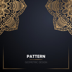 luxury ornamental mandala design background