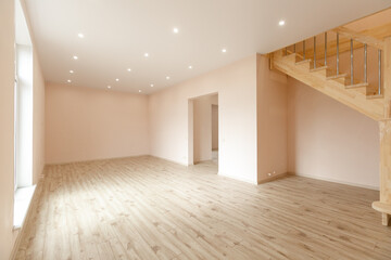 unfurnished house or apartment in bright colors