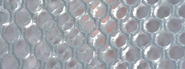 abstract grid hexagon texture of the net pattern background