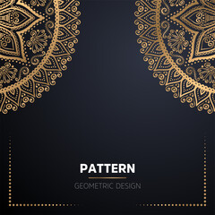 luxury ornamental mandala design background