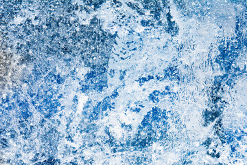 Fototapeta na wymiar Ice texture with different patterns