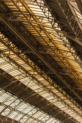 Obraz premium Metal arched frame construction