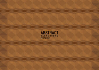 Polygon abstract on brown background. Light brown vector shining triangular pattern. An elegant bright illustration. The triangular pattern for your business design.