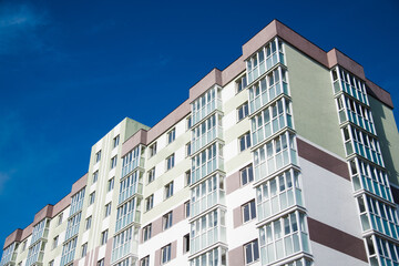 Fototapeta premium Brand new apartment building