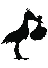 stork silhouette