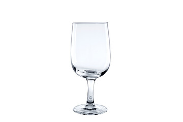 Glass of wine isolated on white background with clipping path
