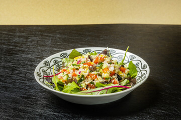 クスクスのサラダ　French couscous vegetable salad (Taboule)