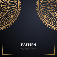 luxury ornamental mandala design background