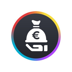 Save Money Euro -  Push Button