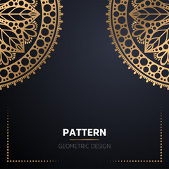 luxury ornamental mandala design background