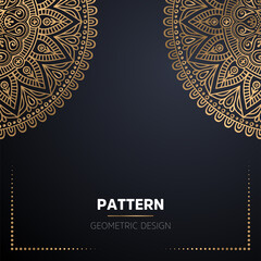 luxury ornamental mandala design background