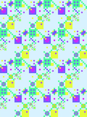 Bright colors of seamless pattern.