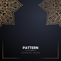 luxury ornamental mandala design background