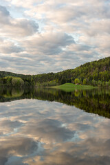 Landscape at Semsvannet, Norway