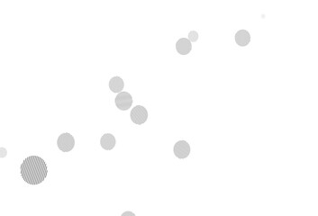 Light Gray vector texture with disks.