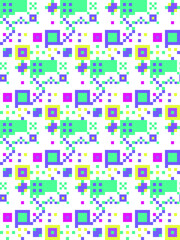 Bright colors of seamless pattern.