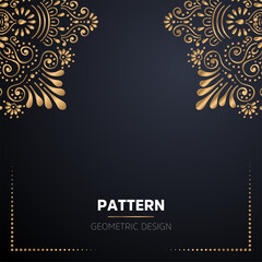 luxury ornamental mandala design background