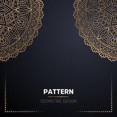 luxury ornamental mandala design background