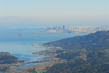 Obraz premium California- San Francisco- Aerial View From Marin County