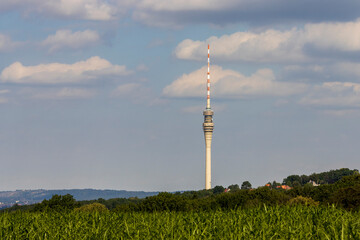 Fototapeta premium Fernsehturm in Dresden