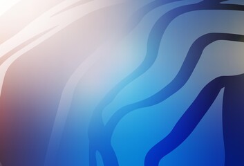 Light Blue, Yellow vector glossy abstract layout.