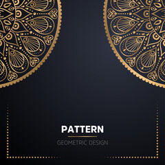 luxury ornamental mandala design background