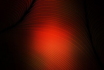 Dark Red vector layout with curved lines.