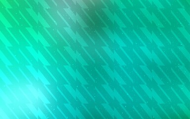 Light Green vector background with stright stripes. Modern geometrical abstract illustration with Lines. Pattern for ads, posters, banners.
