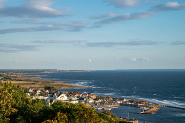 panoramic view of swedish coast