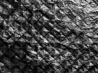 Geometry shapes surface. Abstract backdrop. 3D rendering