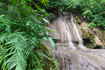Waterfall in Nation park, Saiyoke Noi, Kanchanaburi, Thailand.