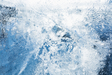 Ice texture with different patterns