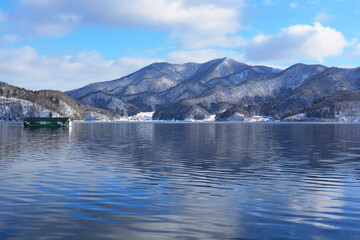 冬の野尻湖